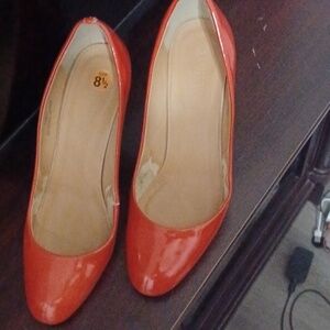 J. Crew Women's Bright Orange Heels